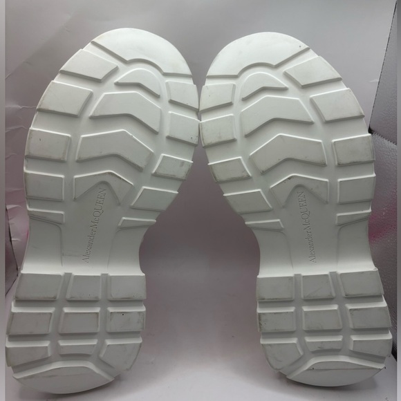 Alexander McQueen Tread Slick Boot 'White Fluo Pink' SZ 39 - Picture 8 of 8